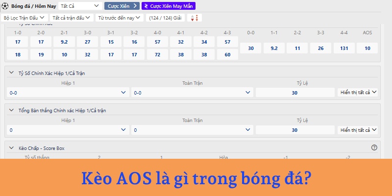 kèo AOS là g